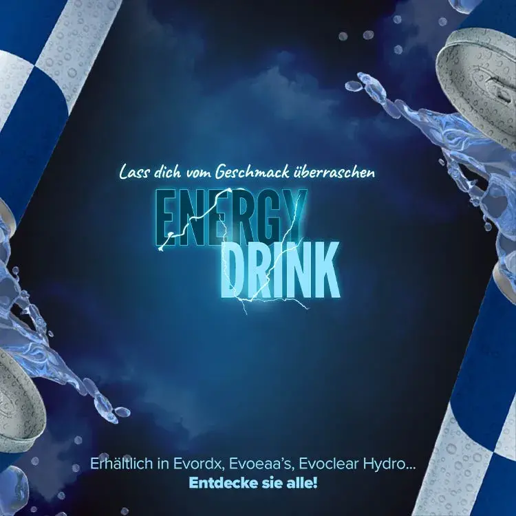 Probier unseren Geschmack Energy Drink