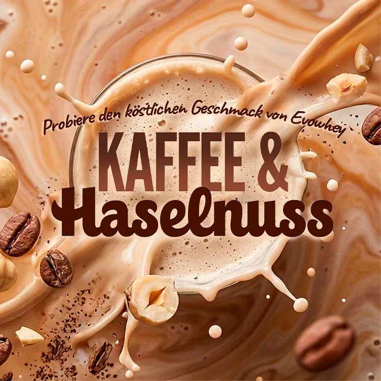 Probier unseren Geschmack Kaffee und Haselnuss 