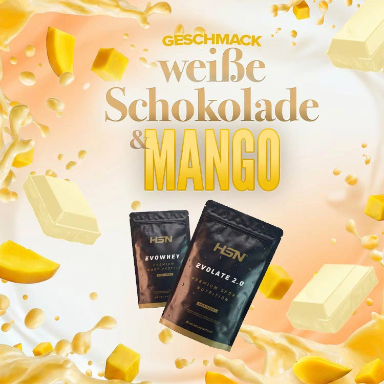 Geschmack Wei&szlig;e Schokolade und Mango