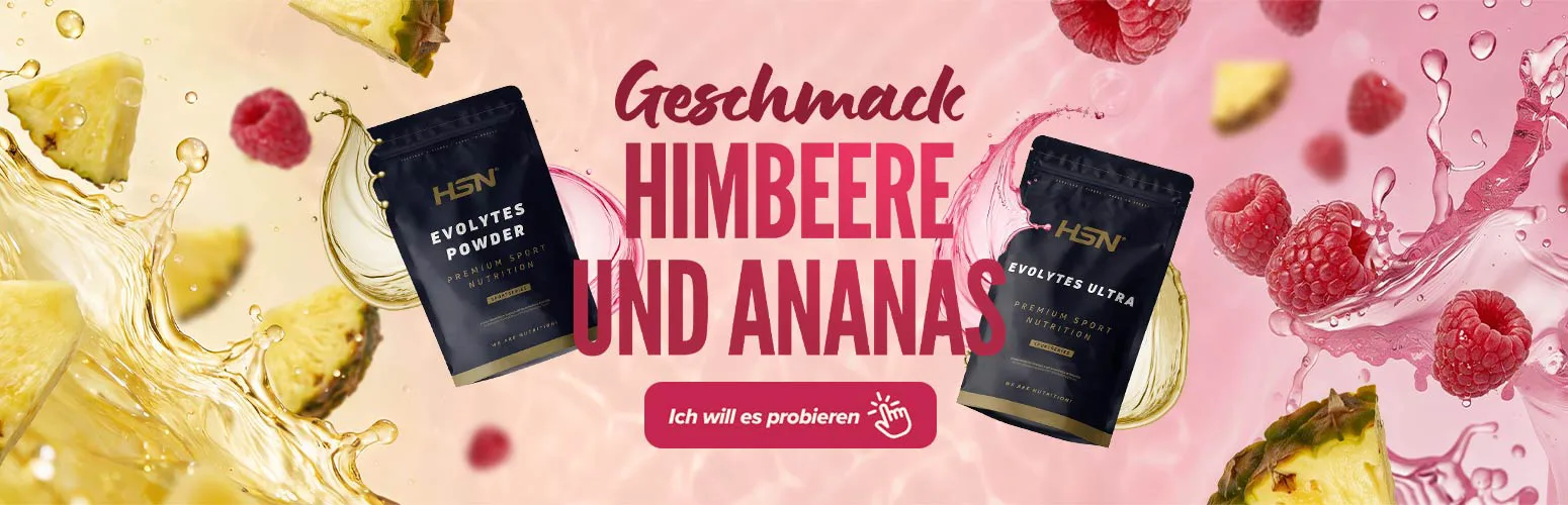 Geschmack Himbeere und Ananas