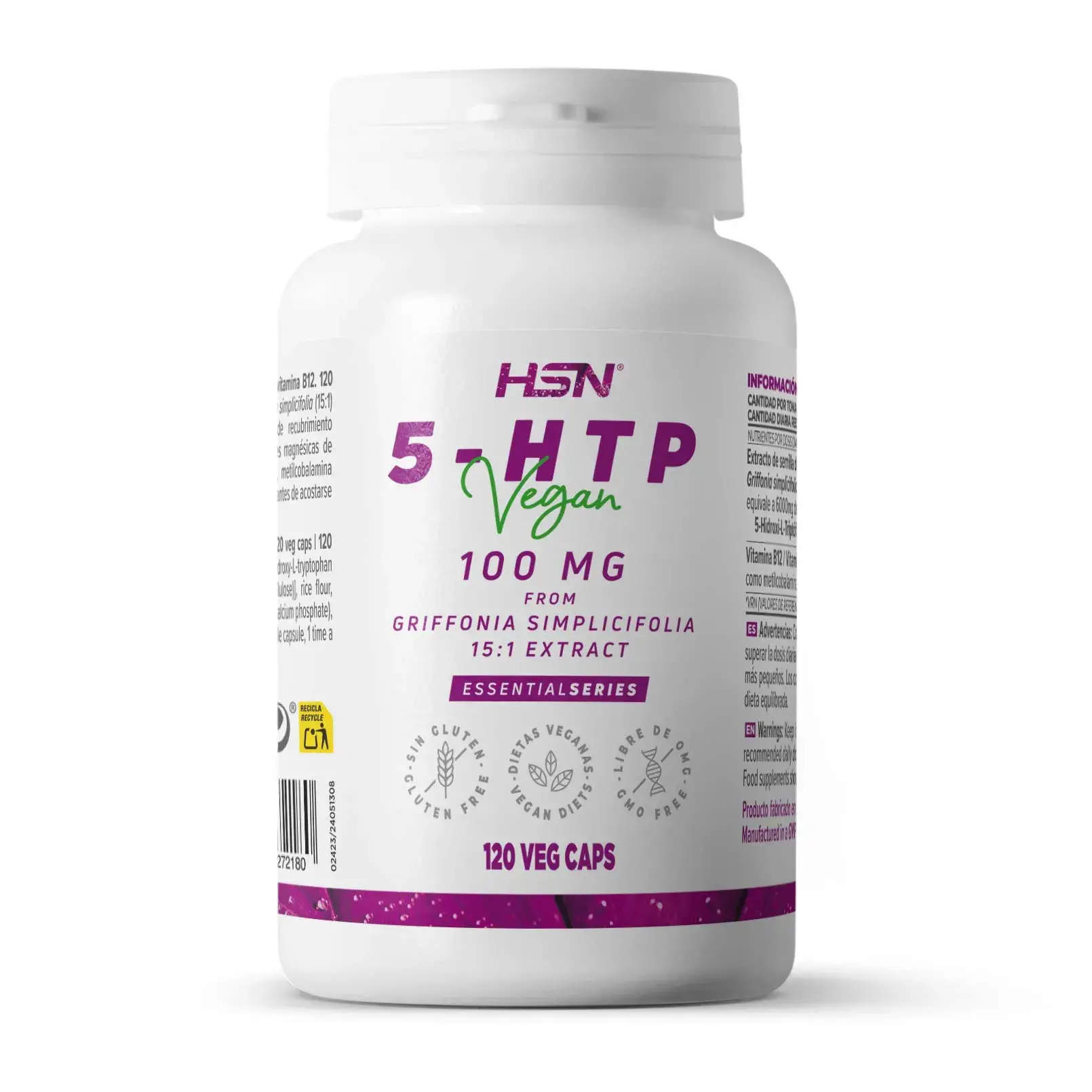 5-HTP 100 mg - 120 veg caps