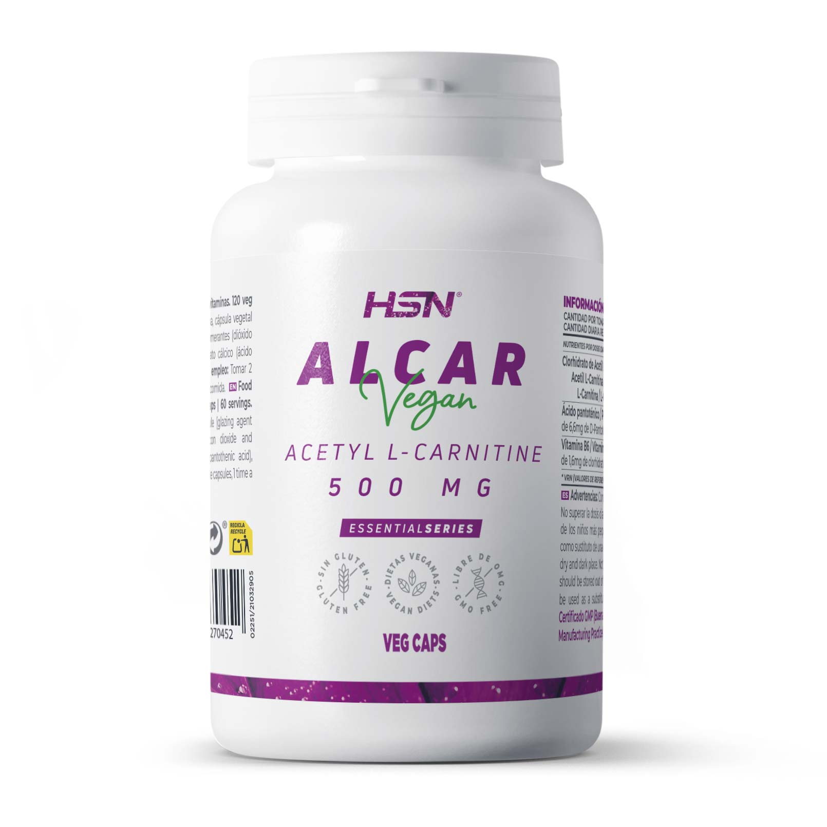 ACETYL-L-CARNITIN (ALCAR) 500 mg