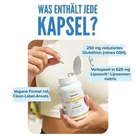 Liposomales Glutathion (Liposovit®) in Kapseln von EssentialSeries