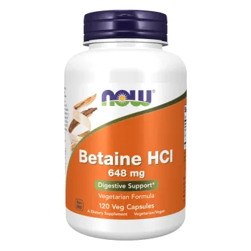 BETAIN HCl 648 mg - 120 veg caps BETAIN HCl 648 mg - 120 veg caps