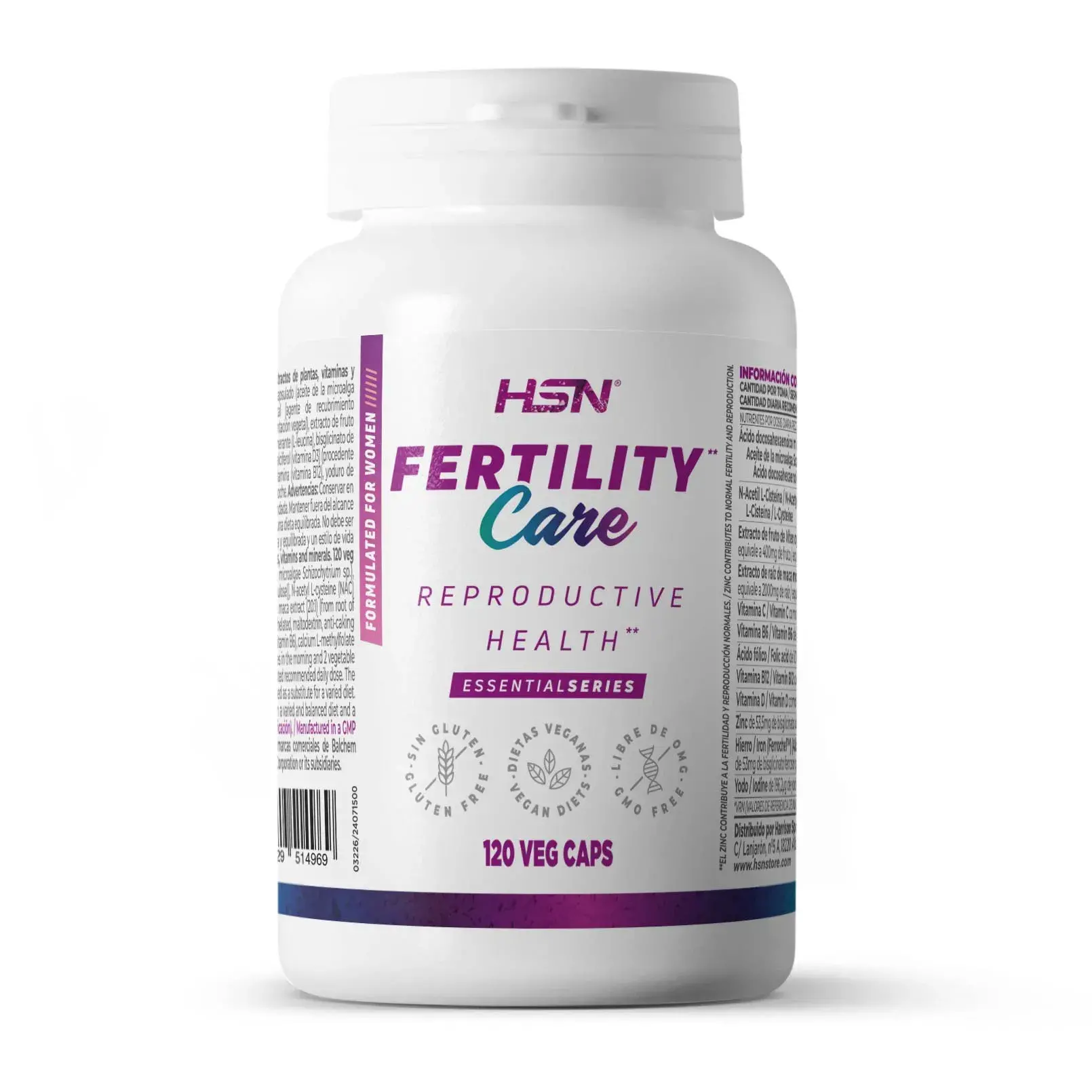 FERTILITY CARE FÜR FRAUEN - 120 veg caps