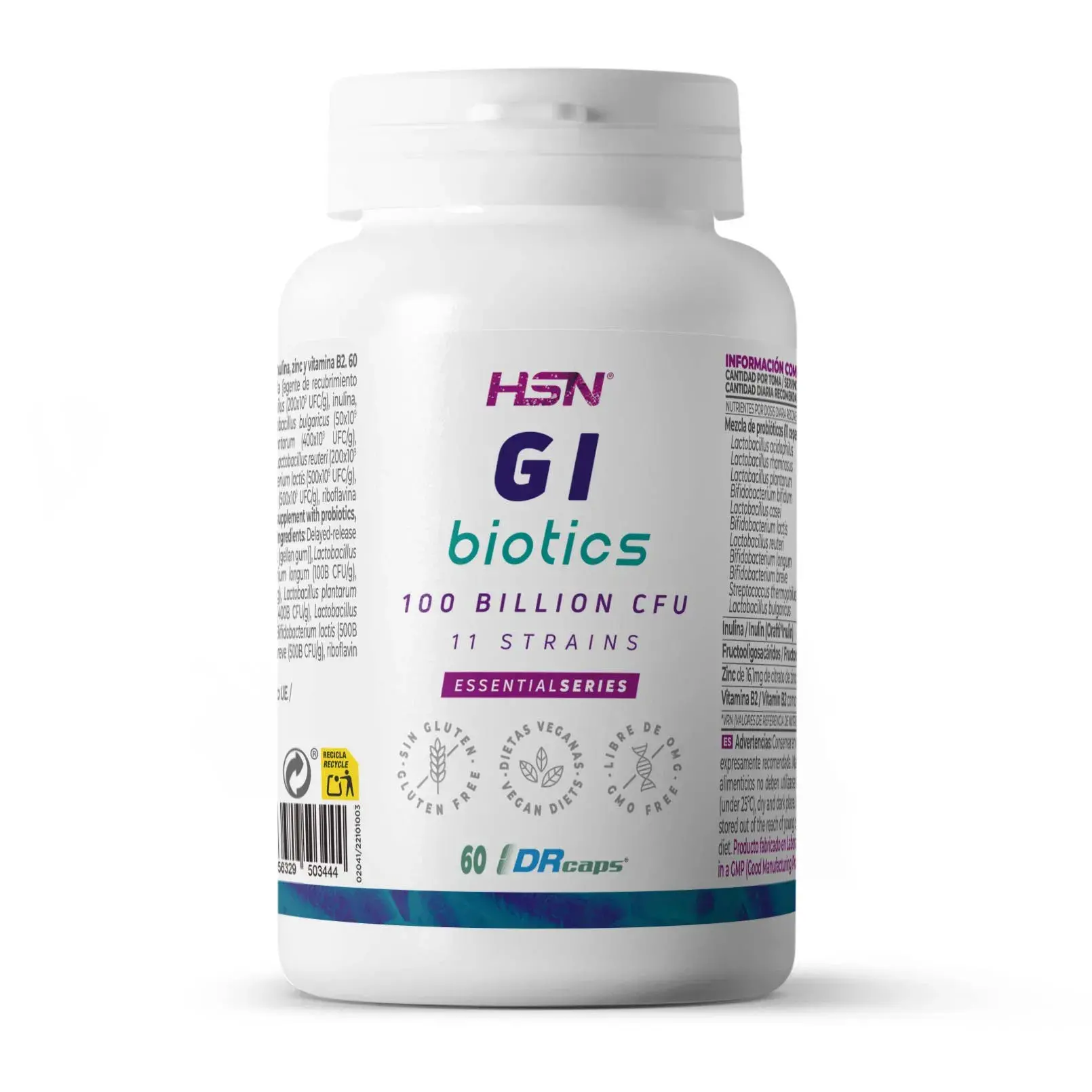 GI BIOTICS (MIKROORGANISMEN) 100 Mrd. KBE - 60 veg caps