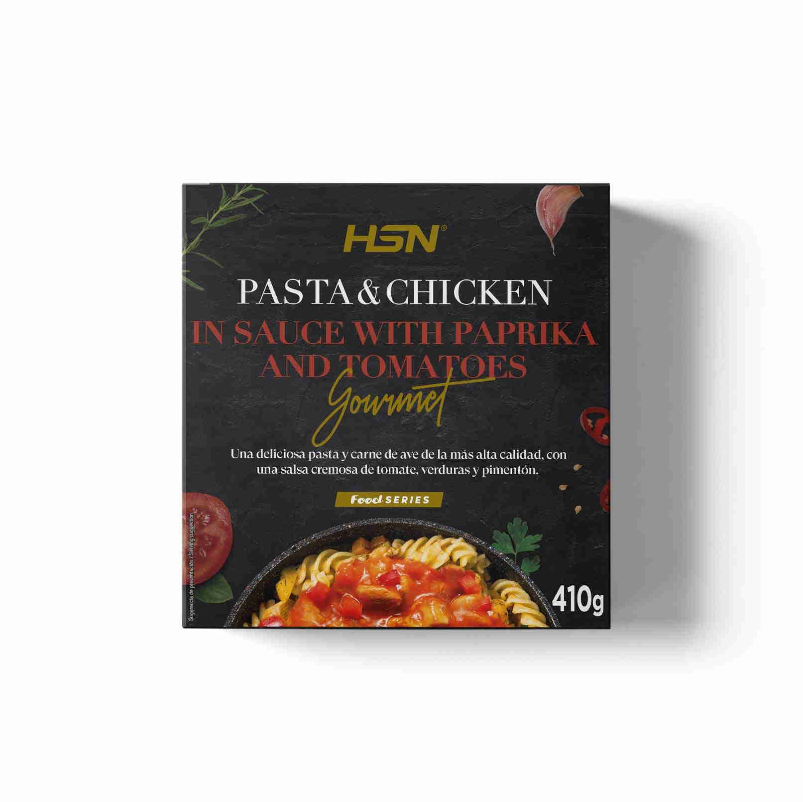GOURMET FERTIGGERICHT PASTA MIT HÄHNCHEN IN EINER TOMATEN-PAPRIKA-SAUCE - 410 g