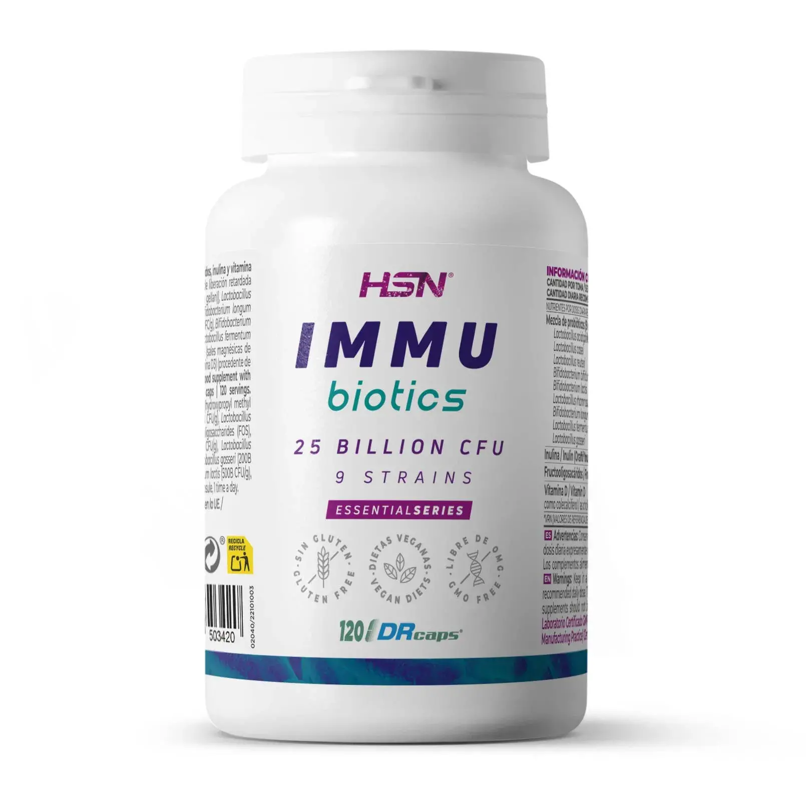 IMMU BIOTICS (MIKROORGANISMEN) 25 Mrd. KBE - 120 veg caps