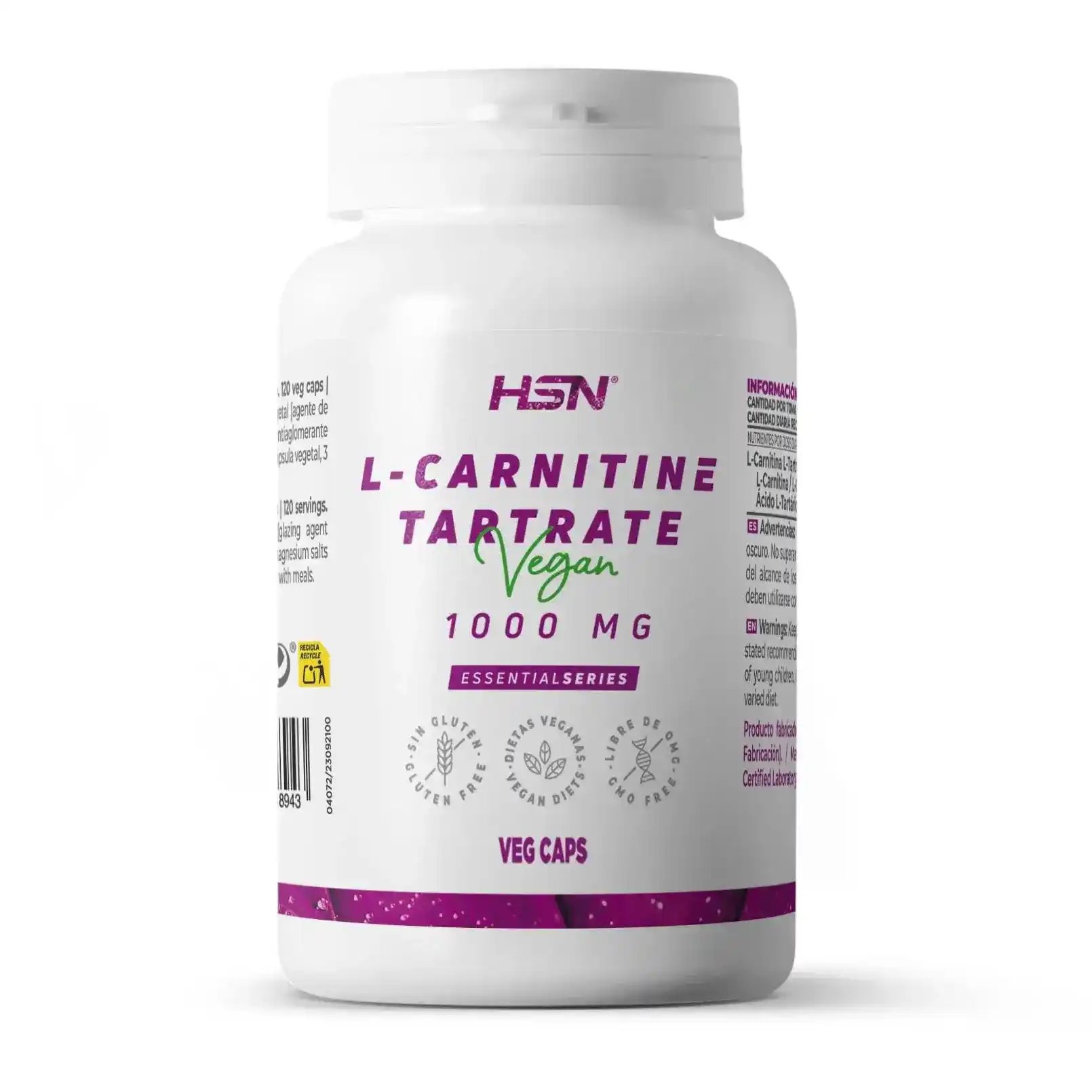 L-Carnitin-Tartrat in Kapseln mit 1000 mg