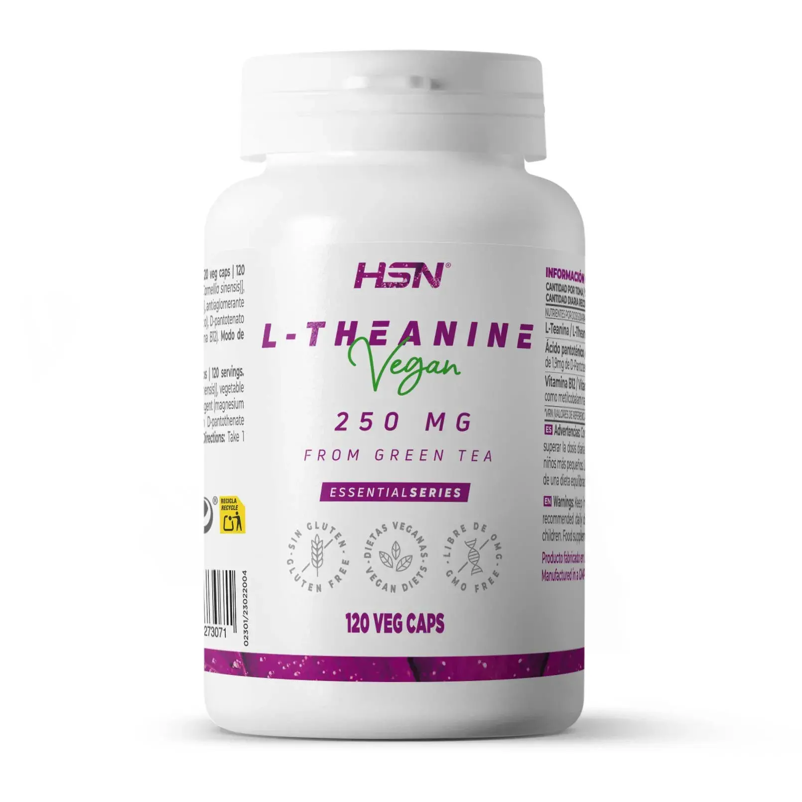 L-THEANIN 250 mg - 120 veg caps