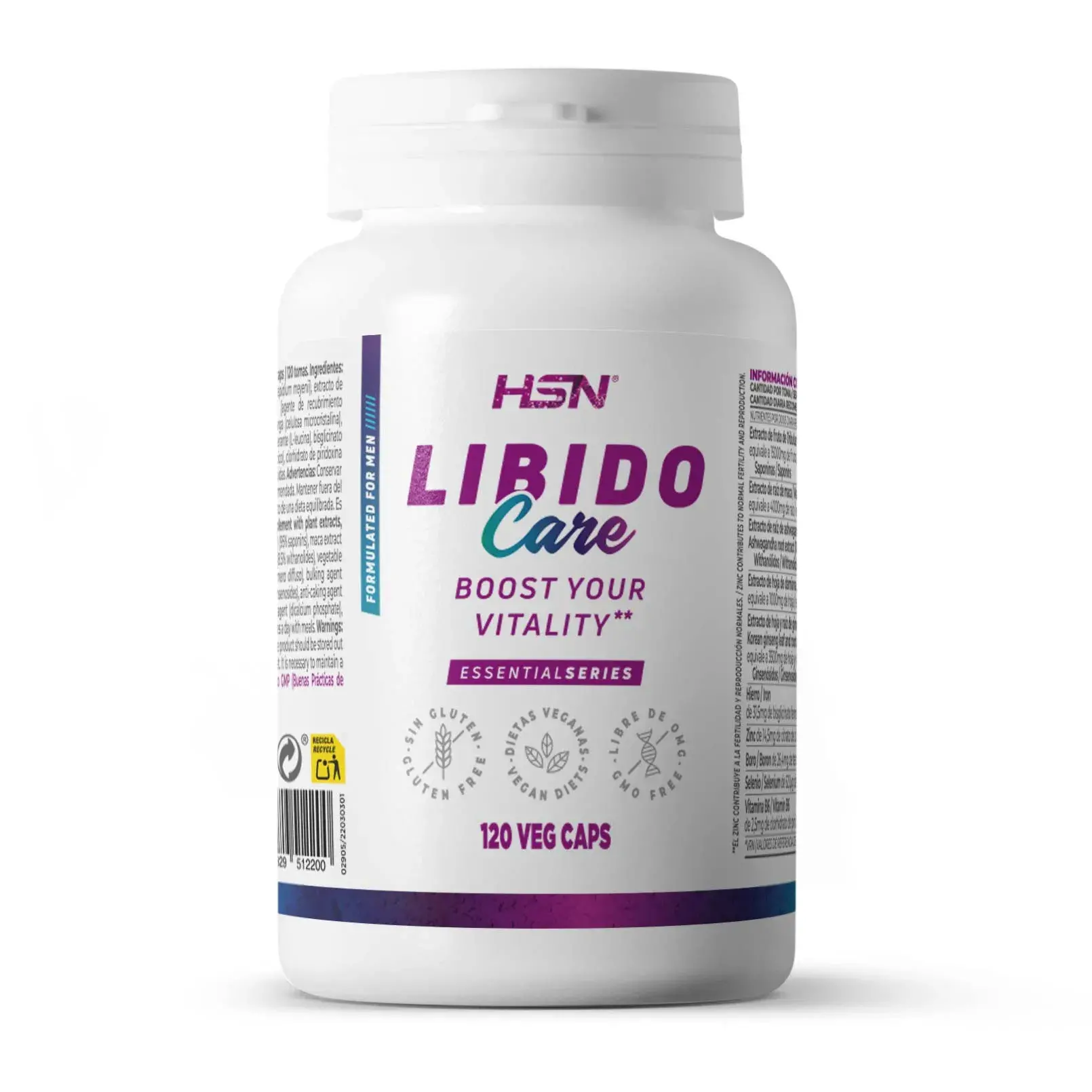 LIBIDO CARE FÜR MÄNNER - 120 veg caps