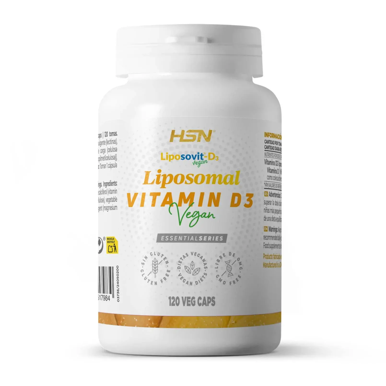 LIPOSOMALES VITAMIN D3 VEGAN (Liposovit®) 2000UI - 120 veg caps