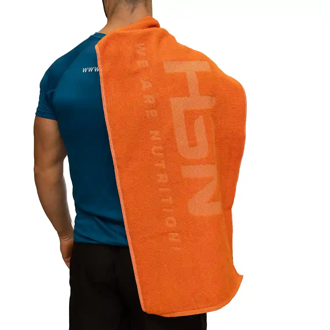 HSN SPORTHANDTUCH BAUMWOLLE 40x90 cm ORANGE