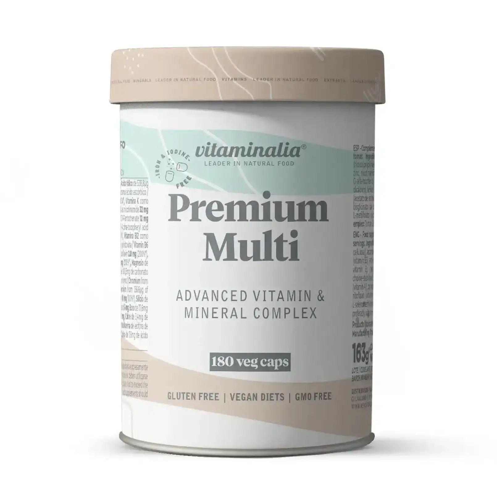 MULTIVITAMIN PREMIUM (OHNE EISEN UND JOD) - 180 veg caps
