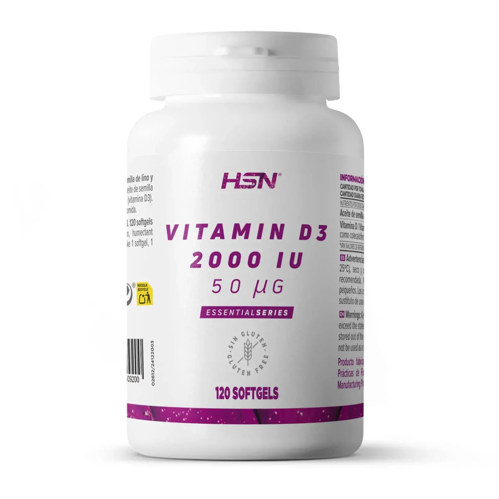 VITAMIN D3 2000UI - 120 Softgels