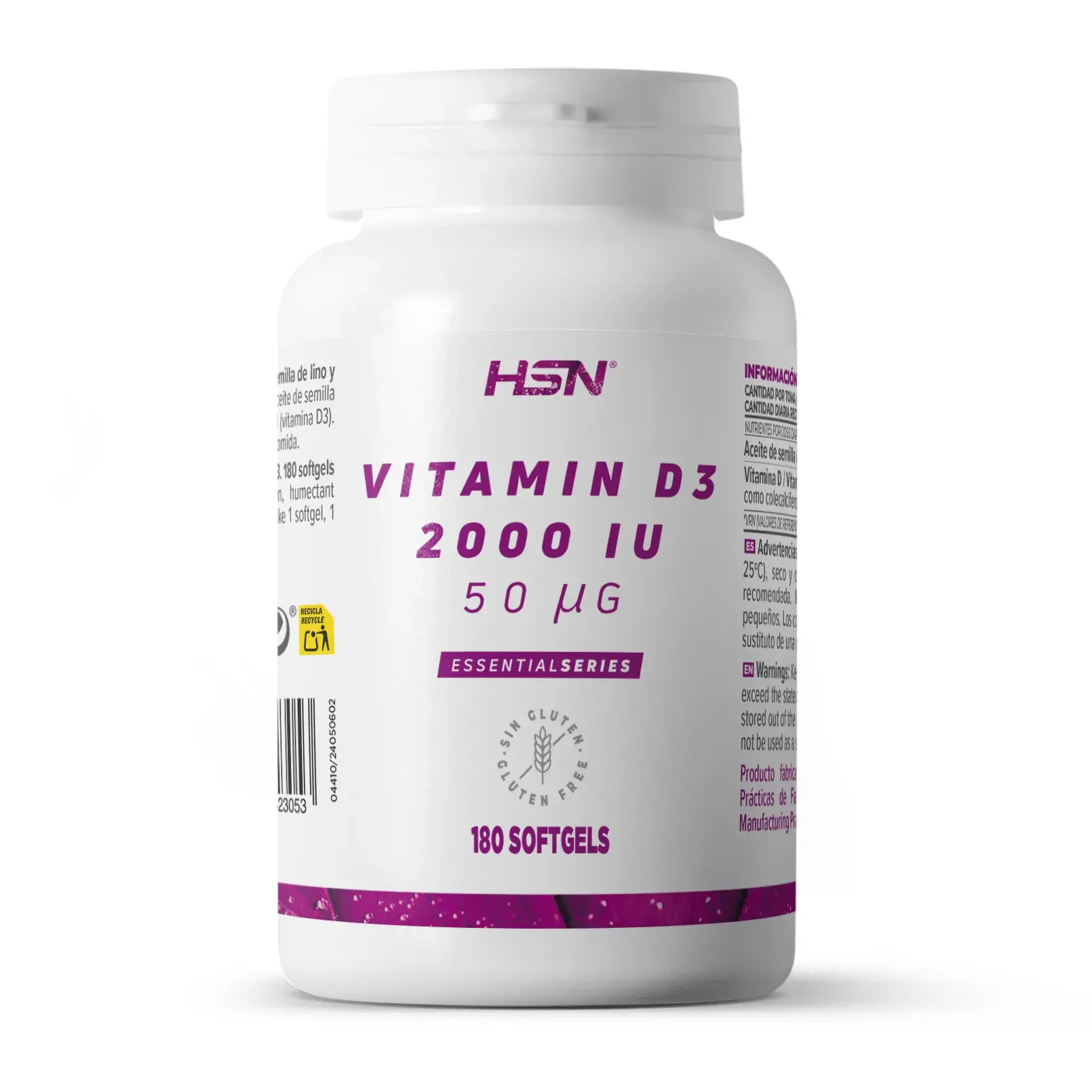 VITAMIN D3 2000UI - 180 Softgels