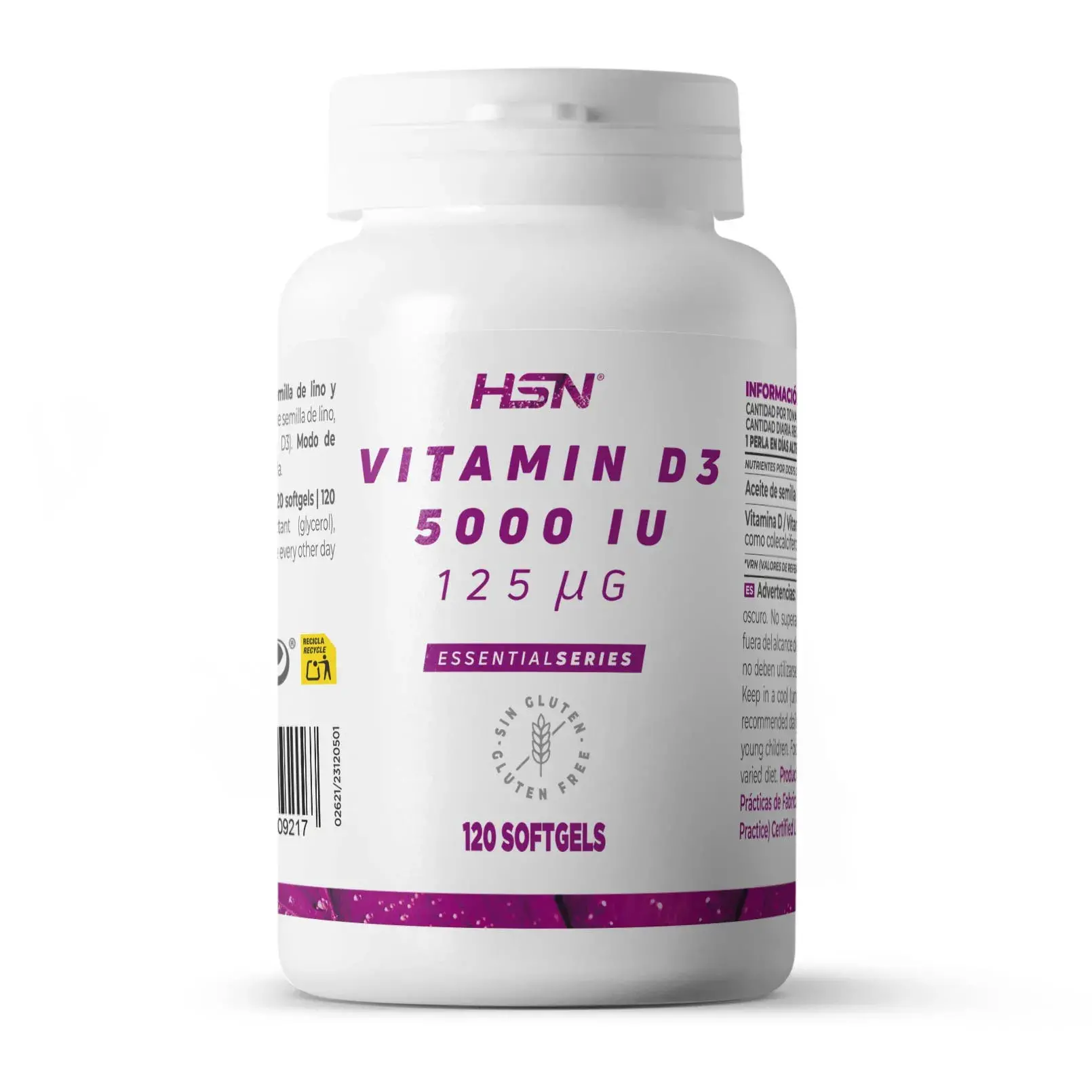 VITAMIN D3 5000UI - 120 Softgels