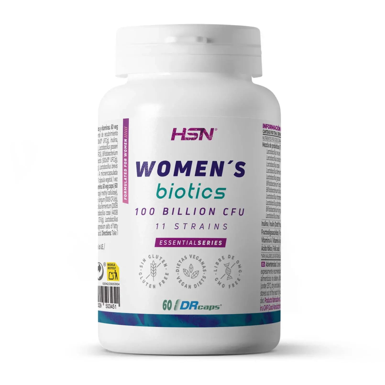 WOMEN'S BIOTICS (MIKROORGANISMEN) 100 Mrd. KBE - 60 veg caps