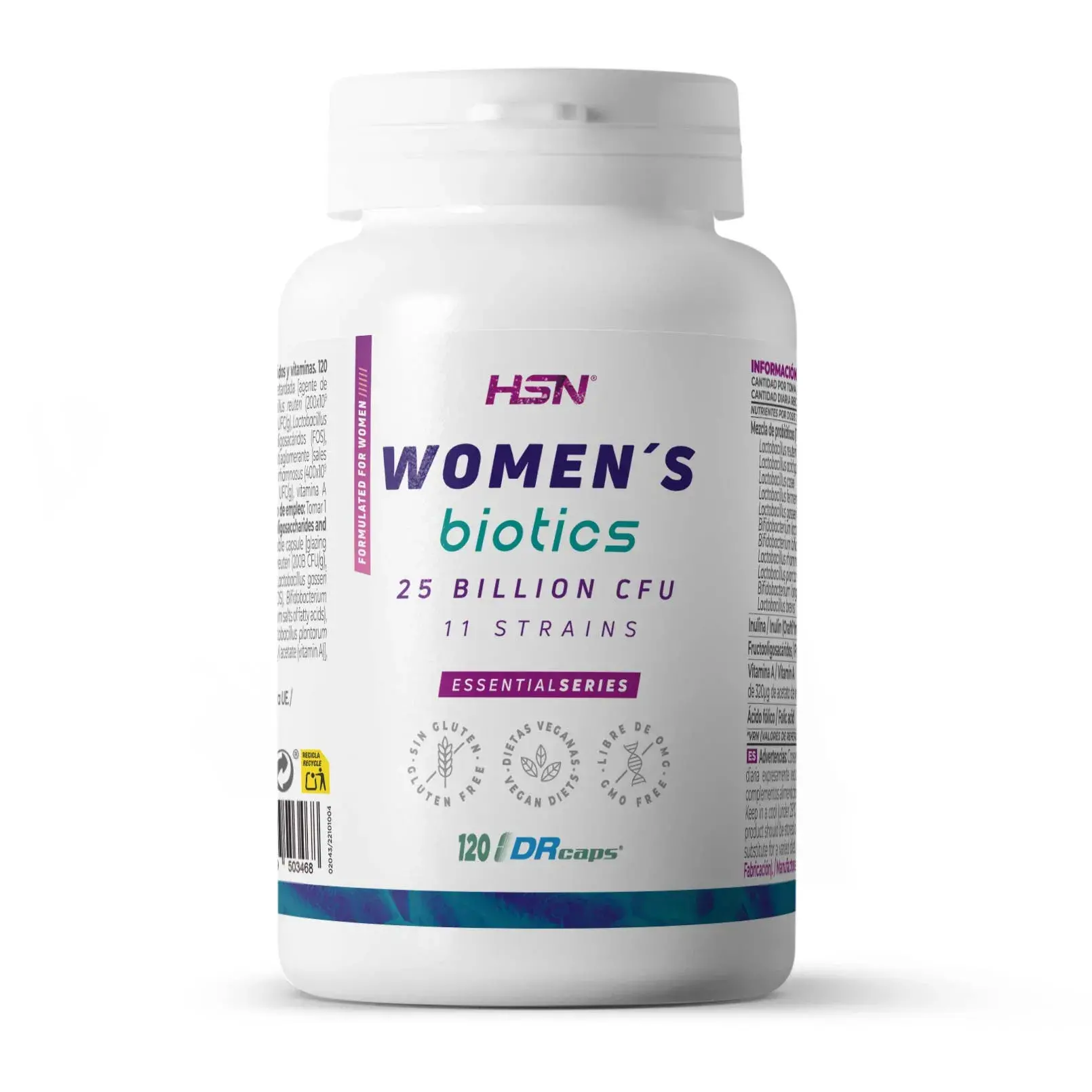 WOMEN'S BIOTICS (MIKROORGANISMEN) 25 Mrd. KBE - 120 veg caps