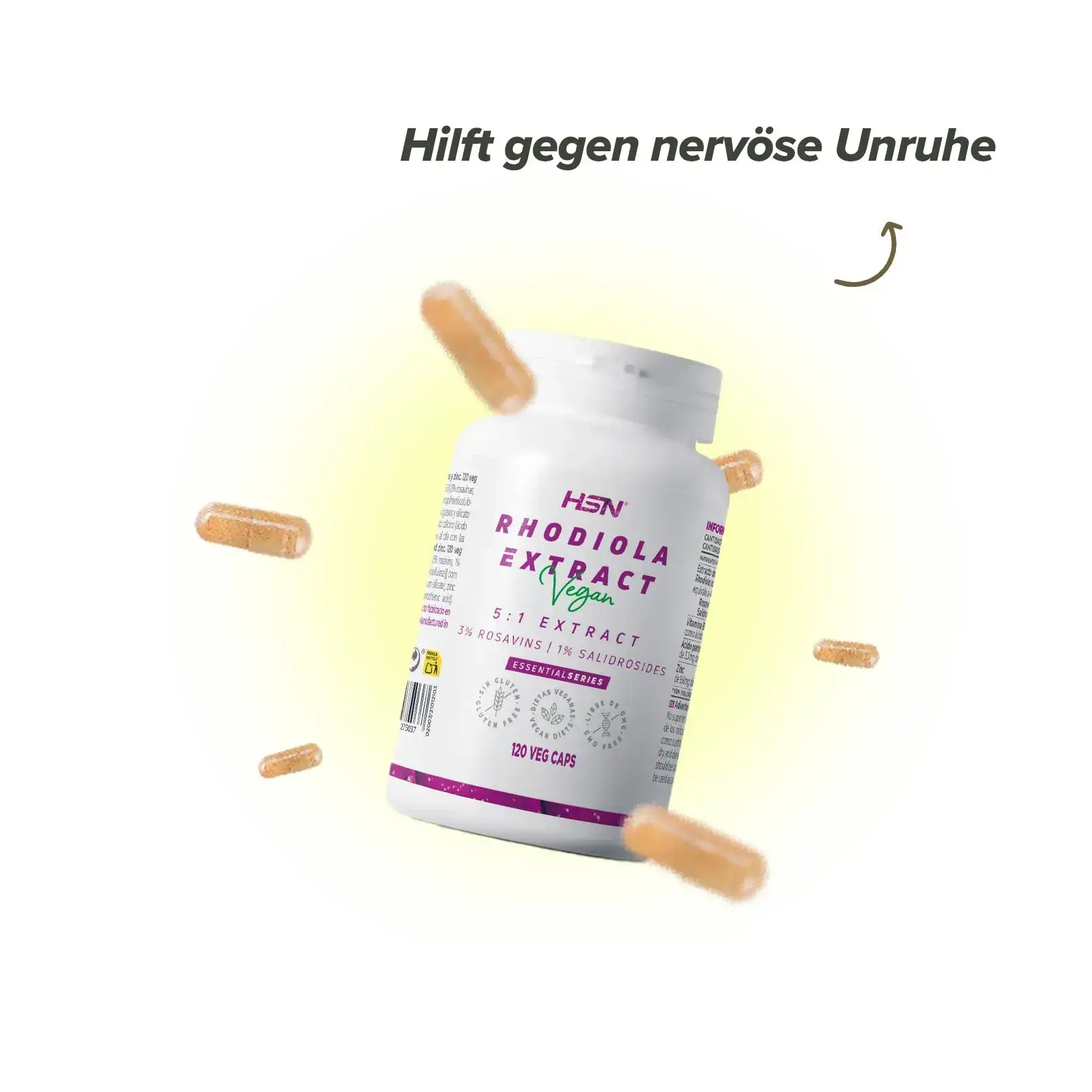 Bremse nervöse Anspannung mit Rhodiola Rosea Bremse nervöse Anspannung mit Rhodiola Rosea