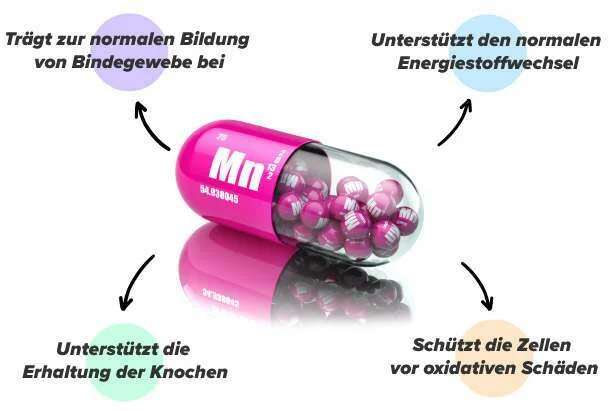 Wirkung von Mangan im K&ouml;rper