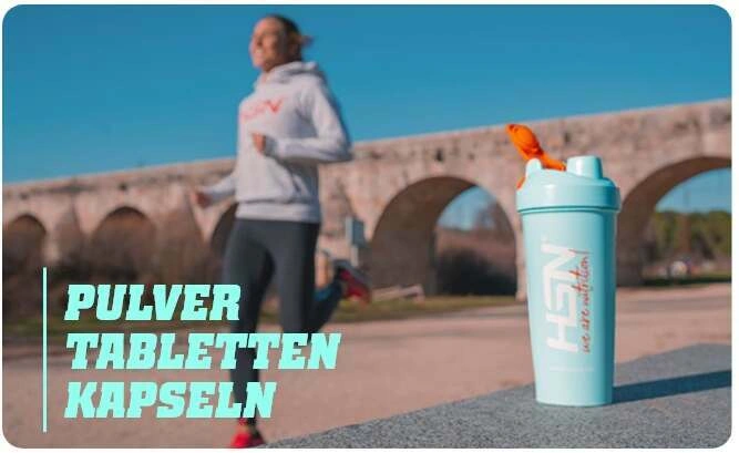 Glutamin als Pulver, Tabletten oder Kapseln - w&auml;hle deine liebste Darreichungsform