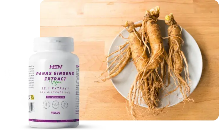 Koreanischer Ginseng mit Vitaminen und Mineralstoffen