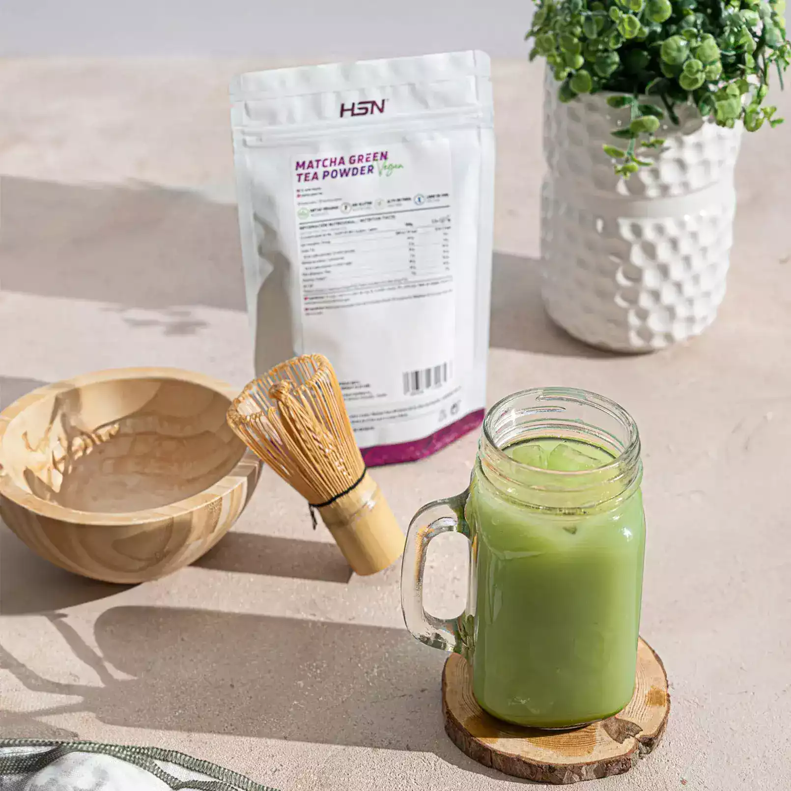 Matcha-Grüntee-Pulver ohne Zusätze Matcha-Grüntee-Pulver ohne Zusätze